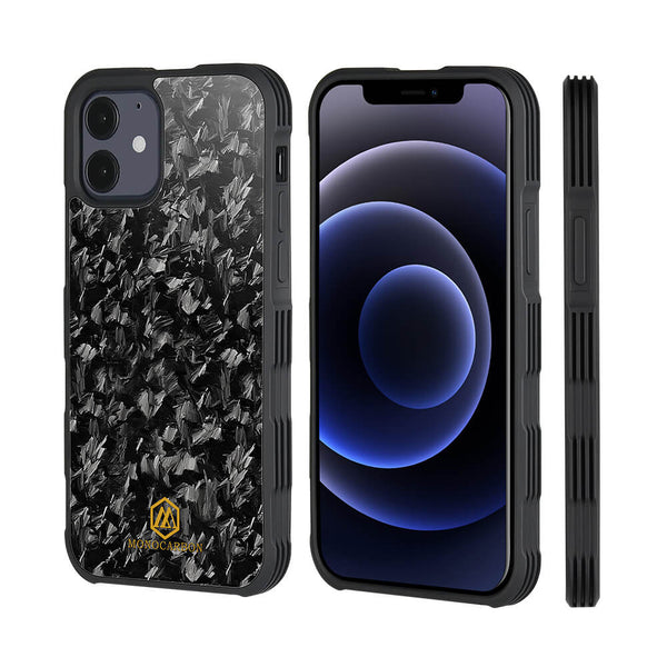 Shockproof Forged Carbon Fiber Case for iPhone 12/12 Pro/12 Pro Max/12 mini
