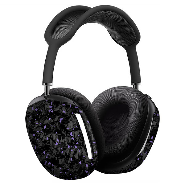 Real Forged Carbon Fiber With Purple Flake  Case for AirPods Max Version 1.0&2.0