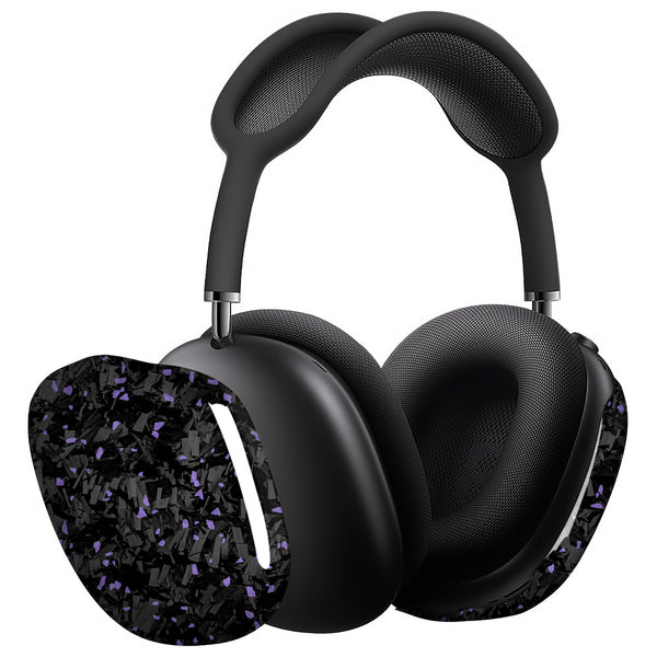 Real Forged Carbon Fiber With Purple Flake  Case for AirPods Max Version 1.0&2.0