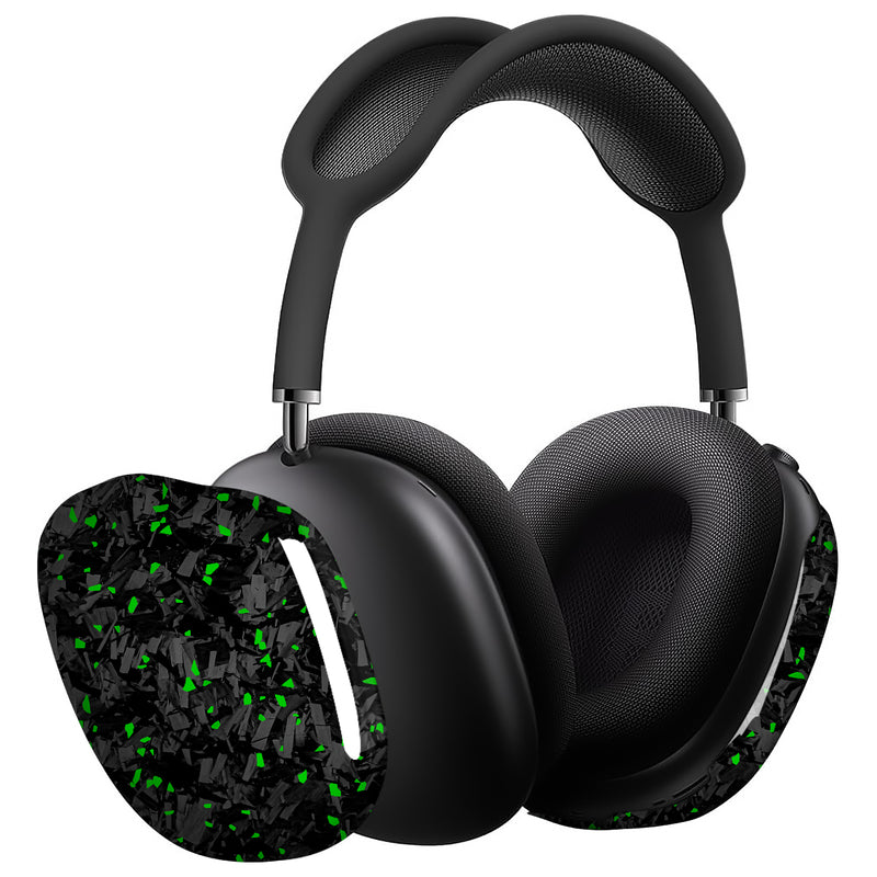 Real Forged Carbon Fiber With Green Flake  Case for AirPods Max Version 1.0&2.0