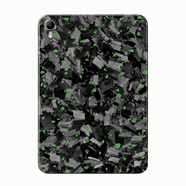 Real Forged Carbon Fiber With Green Flake Case for iPad mini 6/7