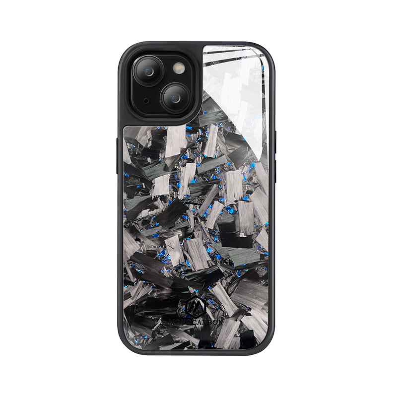 Shockproof | Red Flake Real Forged Chunk Carbon Fiber Magsafe Phone Case iPhone 15/15 Pro/15 Plus/15 Pro Max