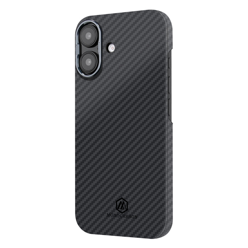 MONOCARBON Slim Aramid Fiber 600D Kevlar Magsafe Case for iPhone 16/16 Plus/16 Pro/16 Pro Max MONOCARBON Slim Aramid Fiber 600D Kevlar Magsafe Case for iPhone 16/16 Plus/16 Pro/16 Pro Max