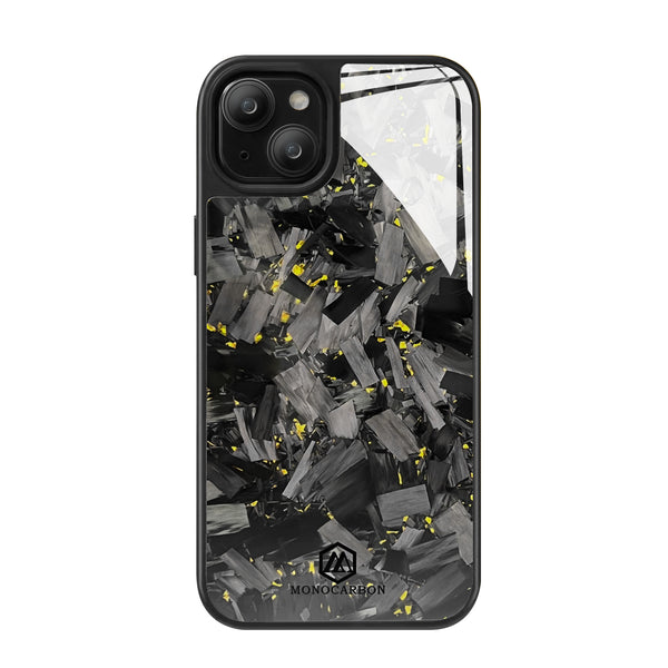 Shockproof | Red Flake Real Forged Chunk Carbon Fiber Magsafe Phone Case iPhone 15/15 Pro/15 Plus/15 Pro Max