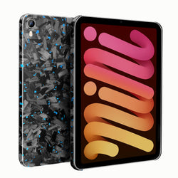 Real Forged Carbon Fiber With Blue Flake Case for iPad mini 6/7
