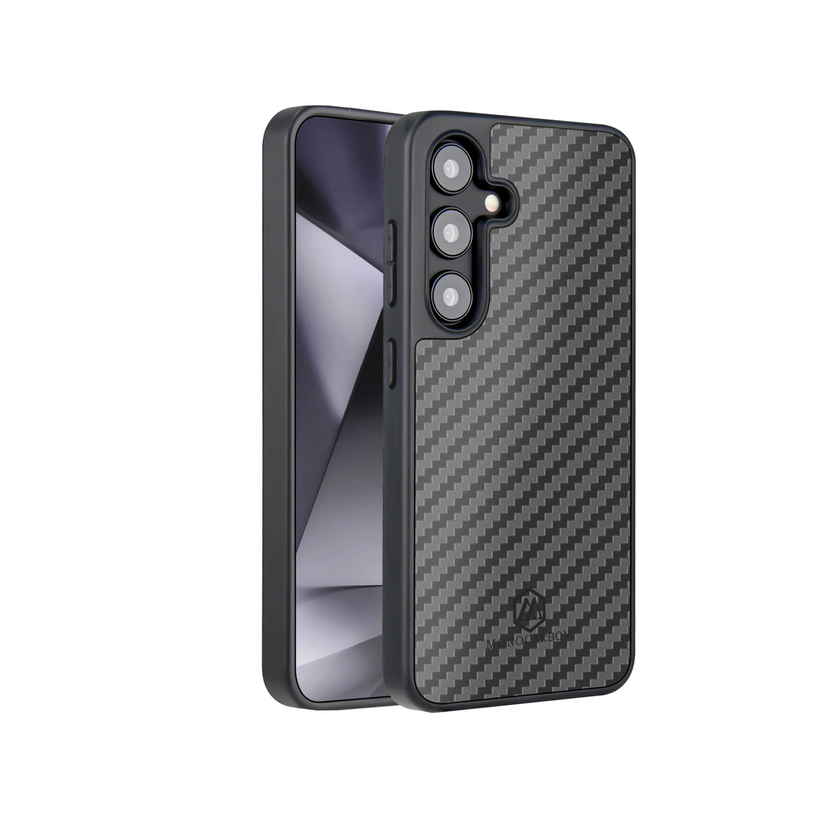 MONOCARBON Shockproof Carbon Fiber Magsafe Case for Samsung Galaxy