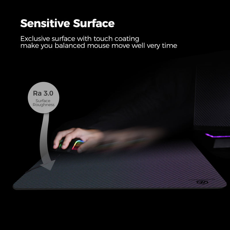 Carbon Fiber Gaming Mouse Pad - Size L [Professional Version]