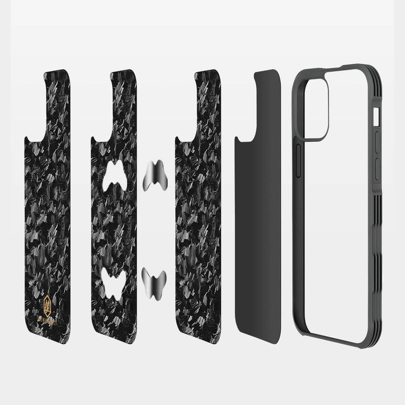 Shockproof | Forged Carbon Fiber Case for iPhone 12/12 Pro/12 Pro Max/12 mini