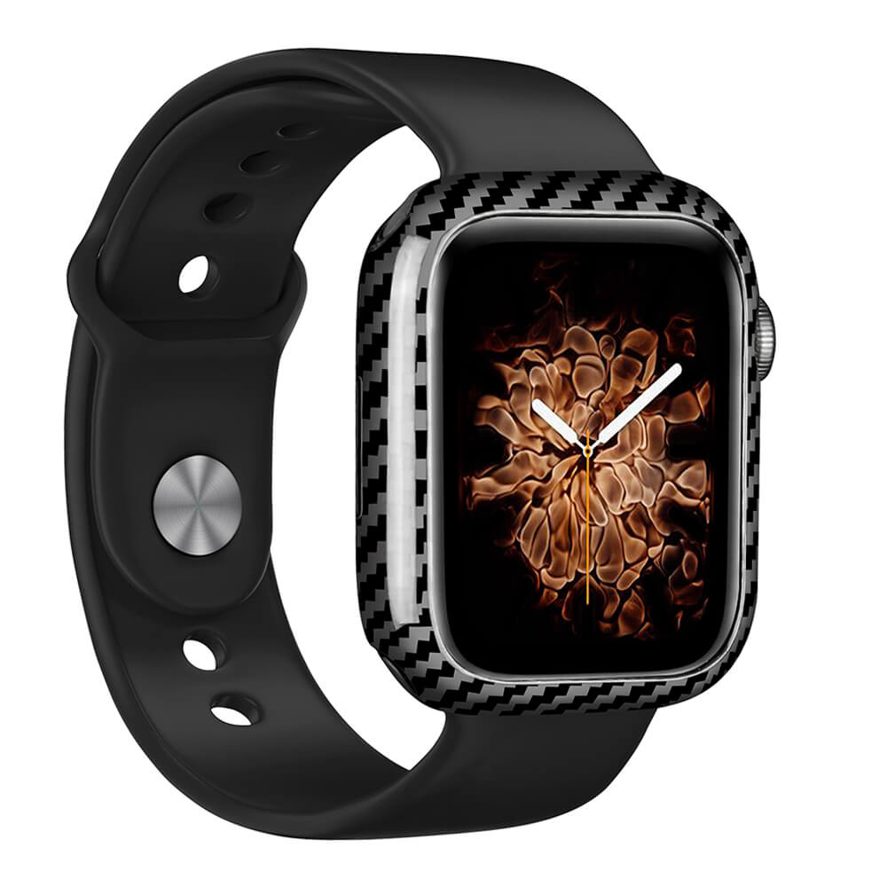Slim Carbon Fiber Case for Apple Watch 46mm 42mm S10 S11 – MONOCARBON