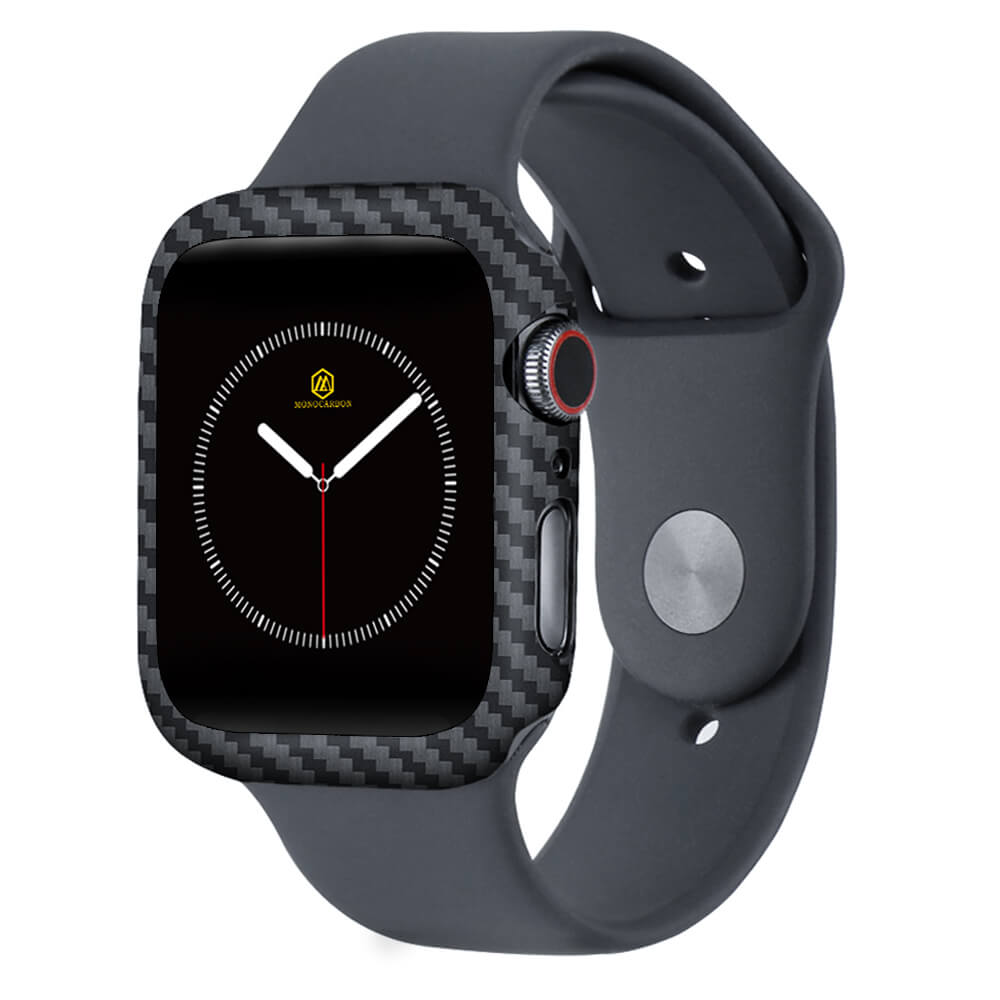 Apple Watch Carbon Fiber Case 44mm Series 6/5/4/SE | Glossy Apple Watch Carbon Fiber Case 44mm Series 6/5/4/SE | Glossy