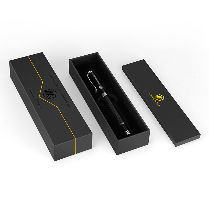 Carbon Fiber Pen | Included 6 Refills