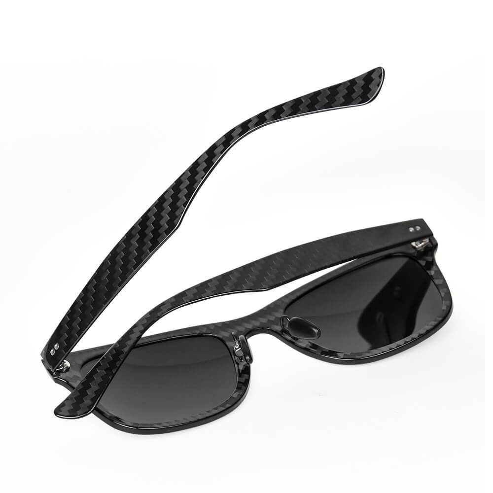 MONOCARBON Carbon Fiber Sunglasses UV 400 Polarized Lens